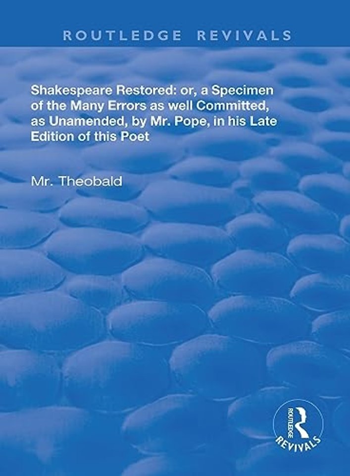 Shakespeare Restored