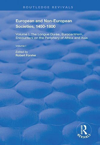 European and Non-European Societies, 1450-1800