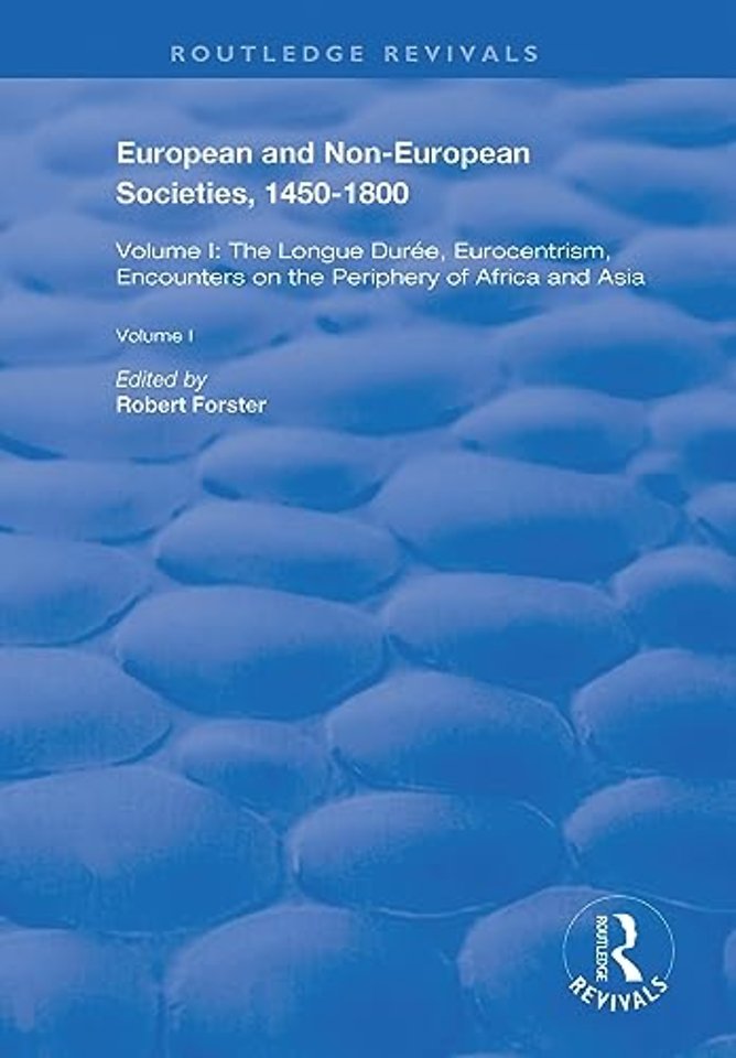 European and Non-European Societies, 1450-1800