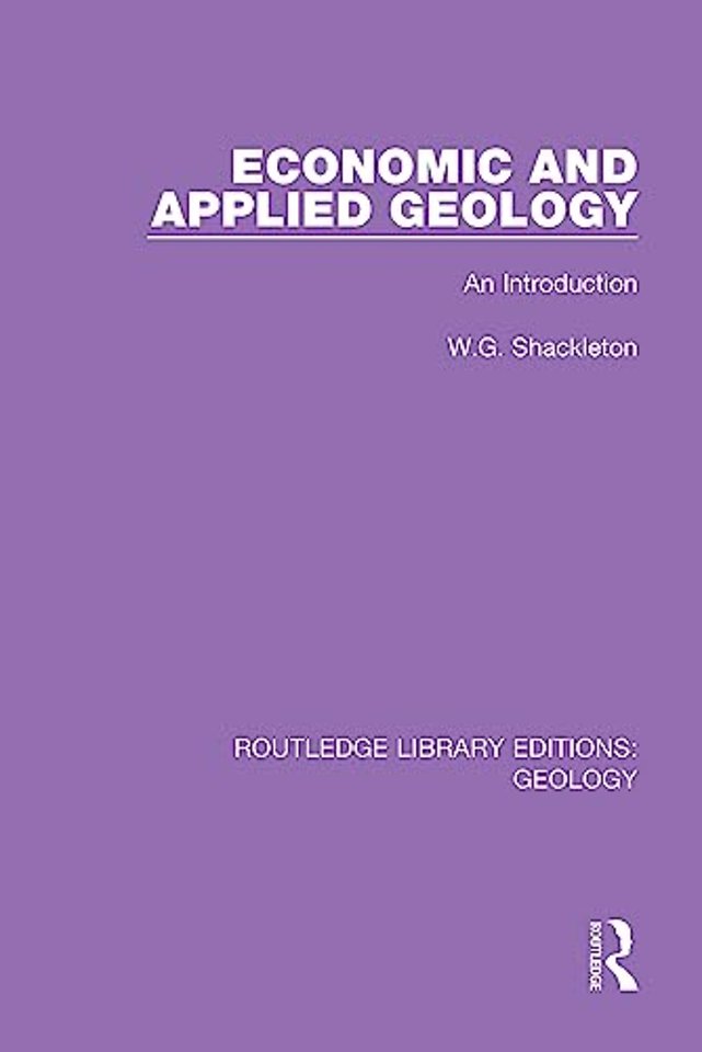Economic and Applied Geology