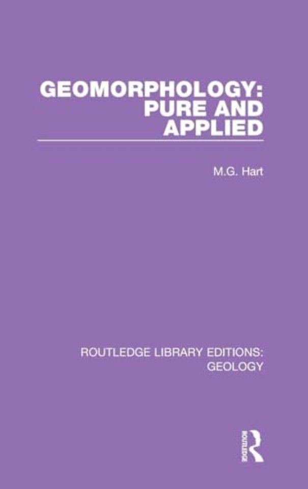 Geomorphology: Pure and Applied