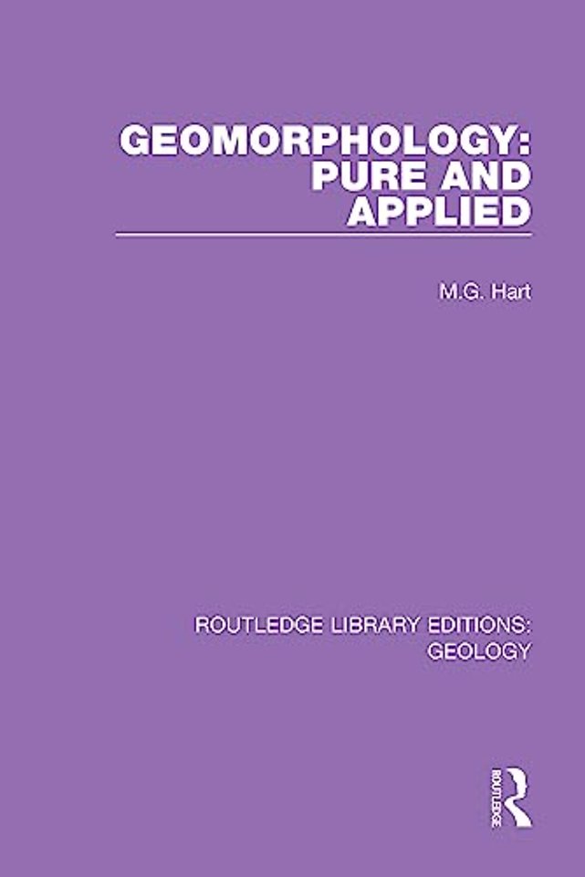 Geomorphology: Pure and Applied