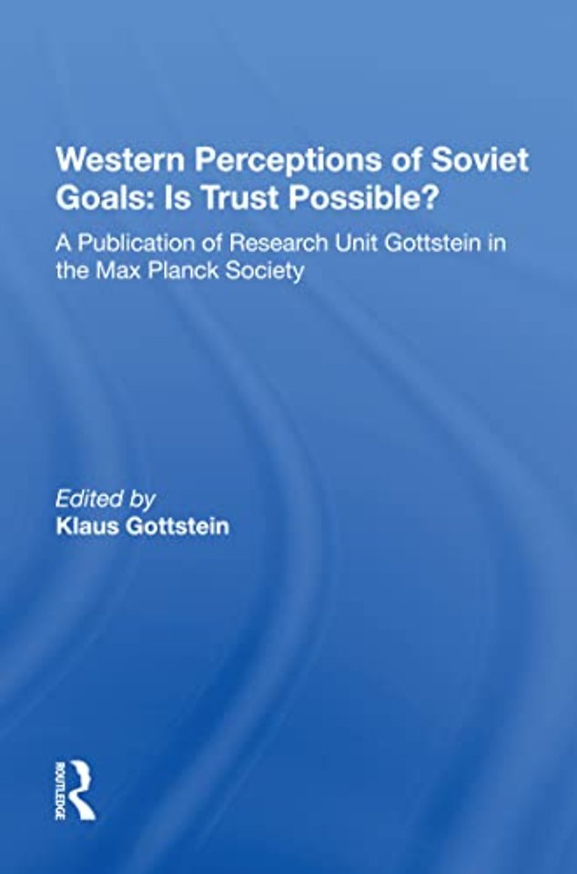 Western Perceptions Of Soviet Goals