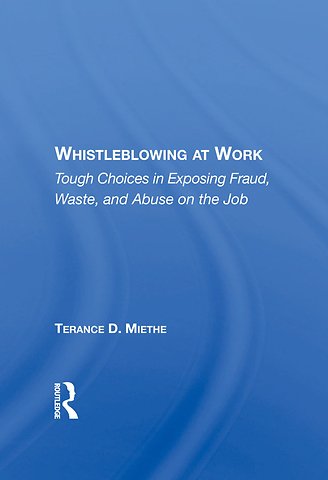 Whistleblowing At Work