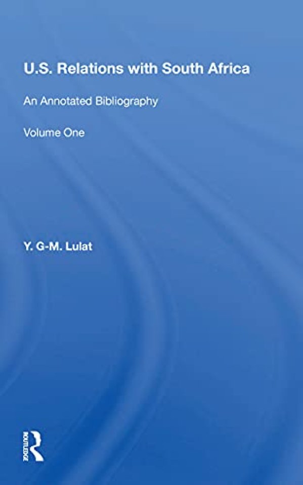 U.S. Relations With South Africa