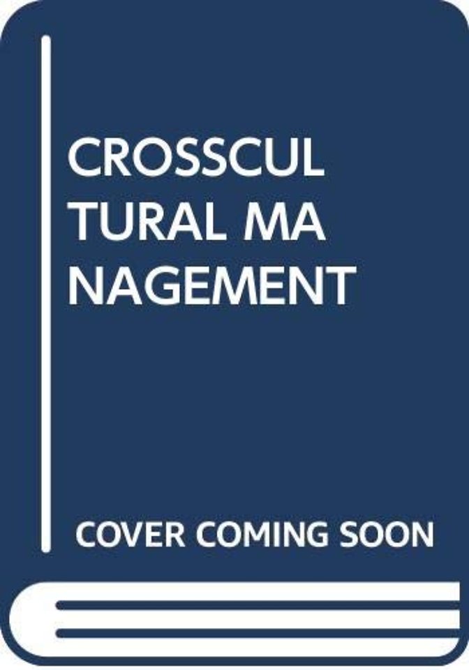 CROSSCULTURAL MANAGEMENT