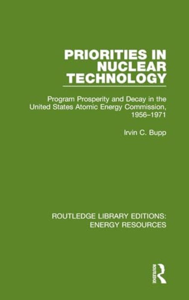 Priorities in Nuclear Technology