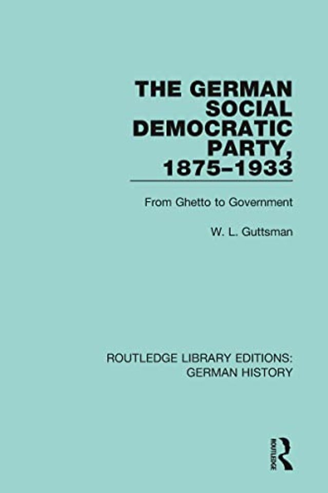 German Social Democratic Party, 1875-1933