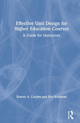 Effective Unit Design for Higher Education Courses