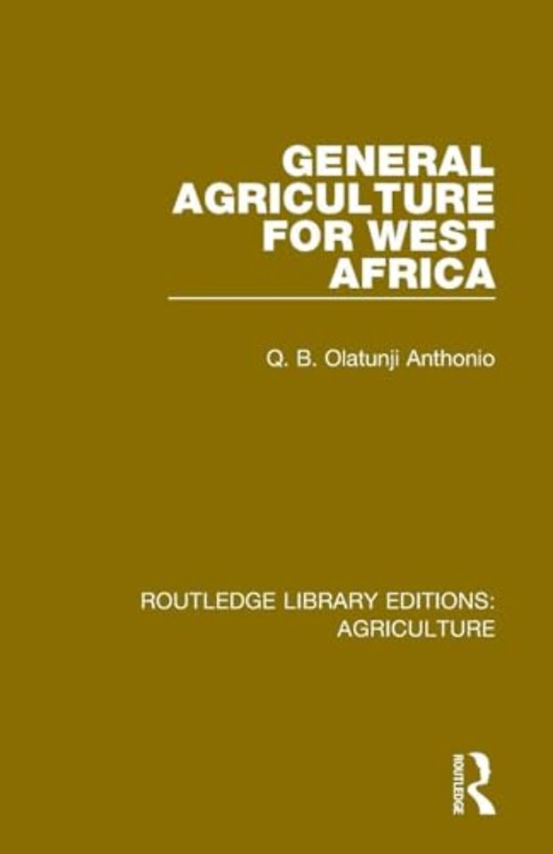 General Agriculture for West Africa