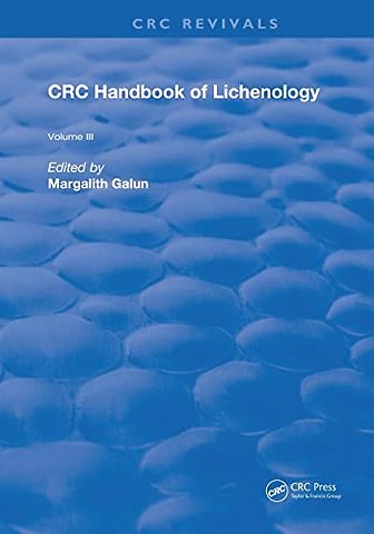 Handbook of Lichenology
