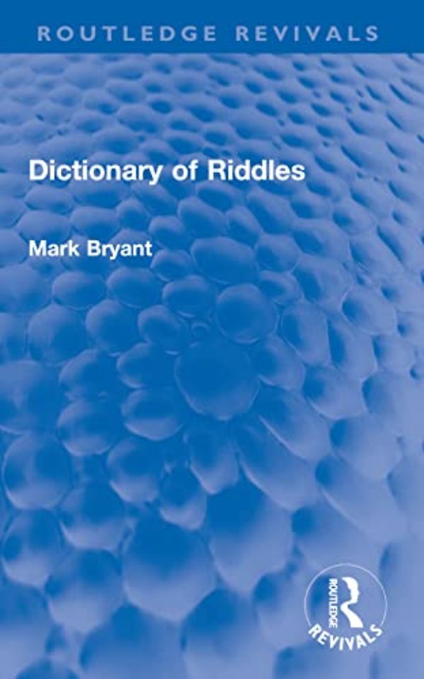 Dictionary of Riddles