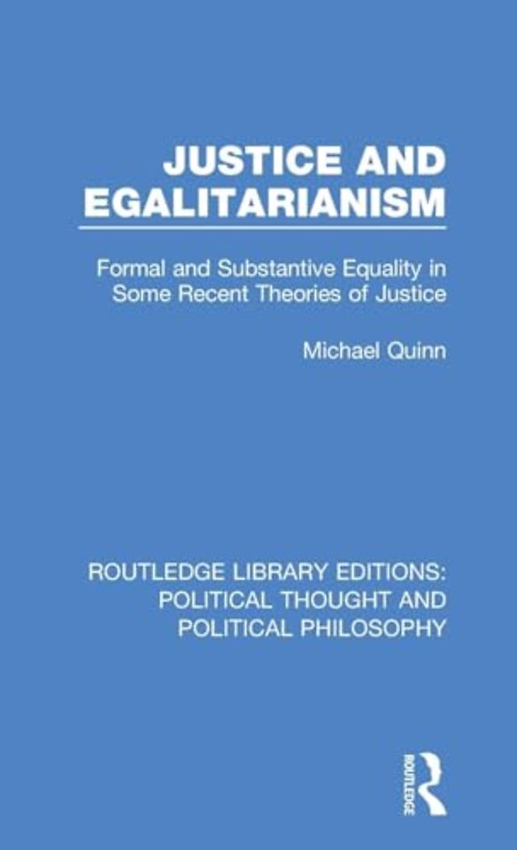 Justice and Egalitarianism