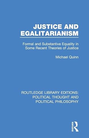 Justice and Egalitarianism