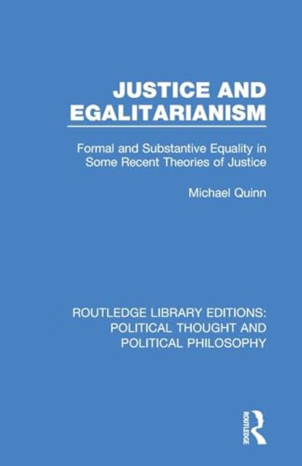 Justice and Egalitarianism