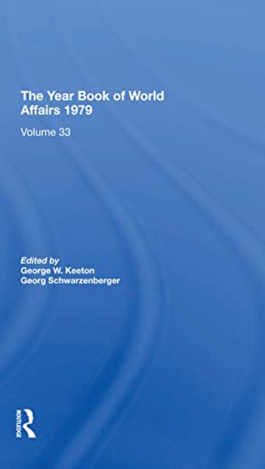 Year Book Of World Affairs, 1979