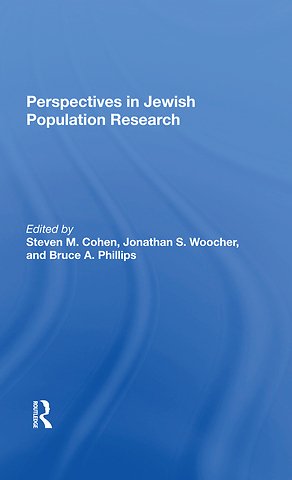 Perspectives In Jewish Population Research