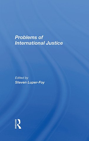 Problems Of International Justice