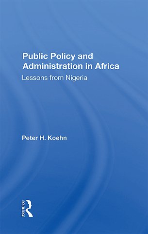 Public Policy And Administration In Africa