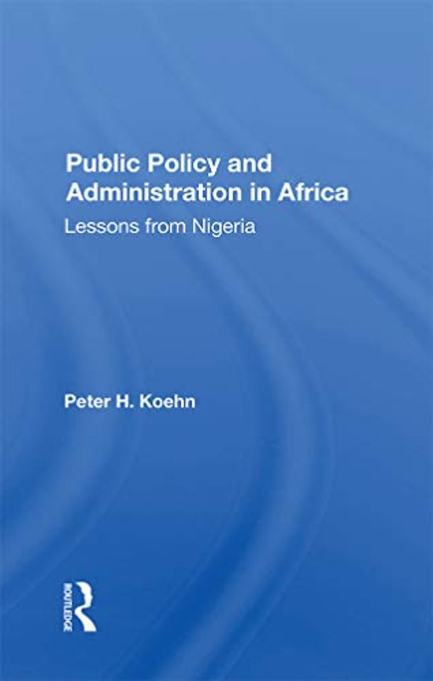 Public Policy And Administration In Africa