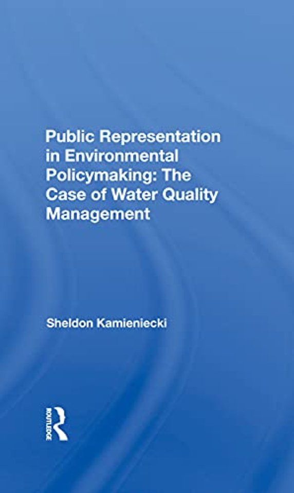 Public Representation In Environmental Policymaking
