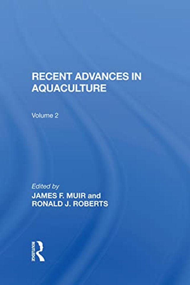 Recent Advances In Aquaculture