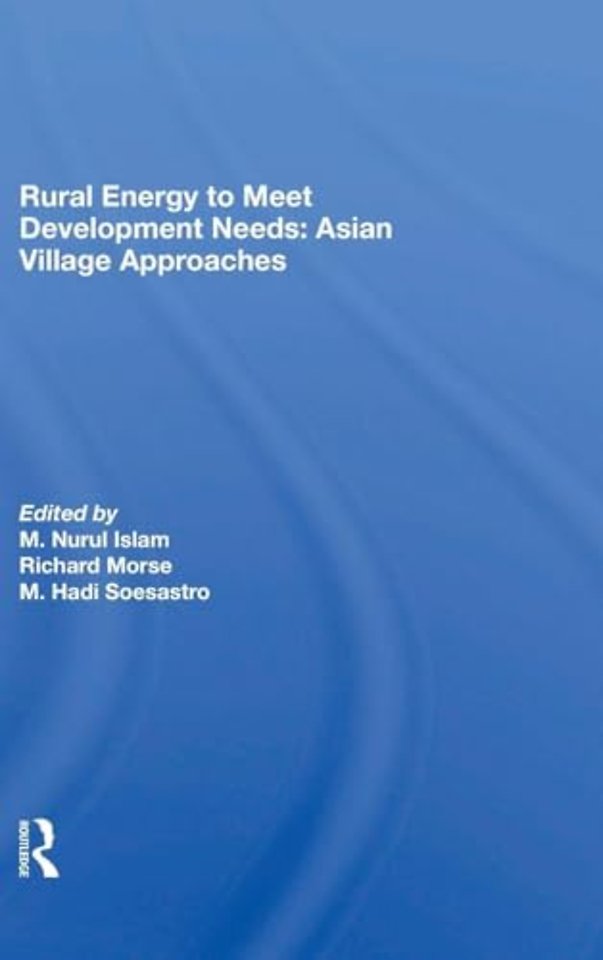 Rural Energy To Meet Development Needs