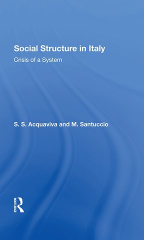 Social Structure In Italy