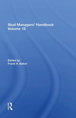 Stud Managers' Handbook, Vol. 18