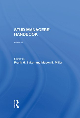Stud Managers' Handbook, Vol. 19