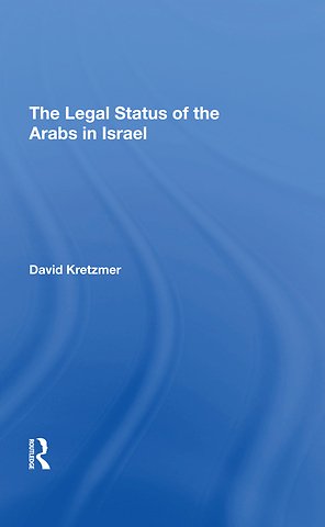 Legal Status Of The Arabs In Israel