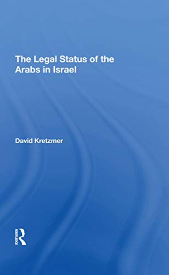 Legal Status Of The Arabs In Israel