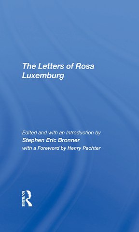 Letters Of Rosa Luxemburg