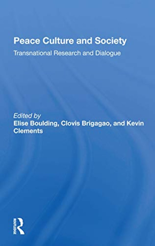 Peace Culture And Society