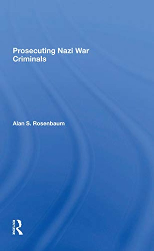 Prosecuting Nazi War Criminals