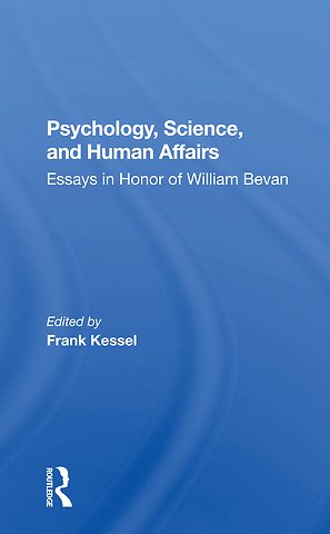 Psychology, Science, And Human Affairs