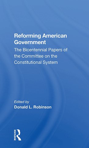 Reforming American Government