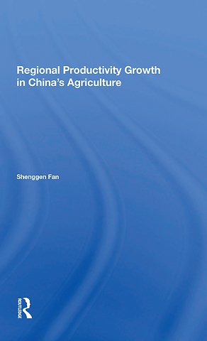 Regional Productivity Growth In China's Agriculture
