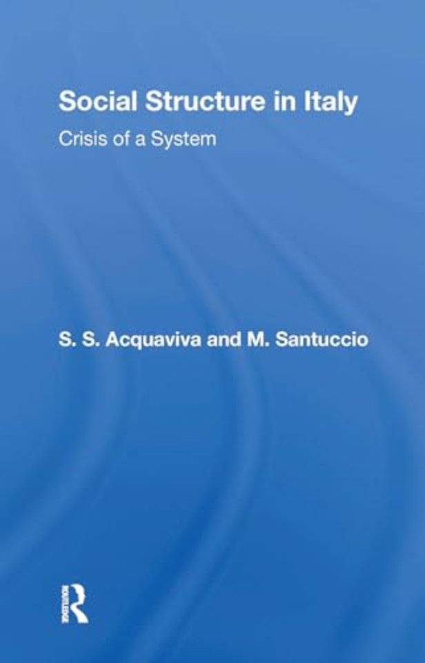 Social Structure In Italy