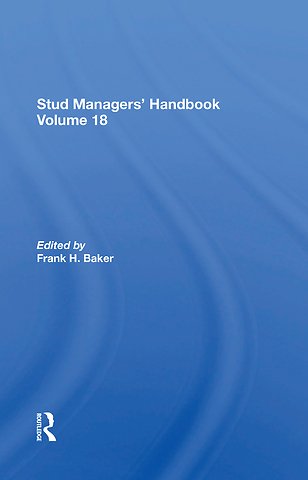 Stud Managers' Handbook, Vol. 18