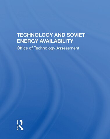 Technology And Soviet Energy Availability