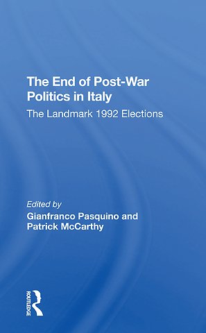 End Of Postwar Politics In Italy
