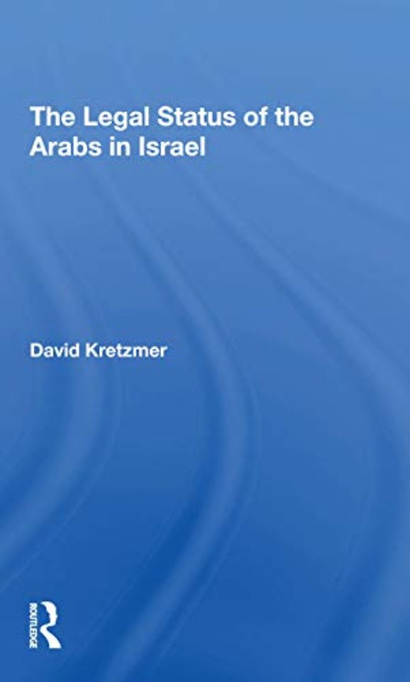 Legal Status Of The Arabs In Israel