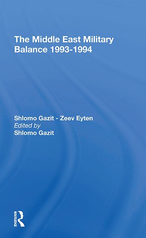 Middle East Military Balance 19931994