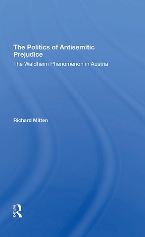 Politics Of Antisemitic Prejudice