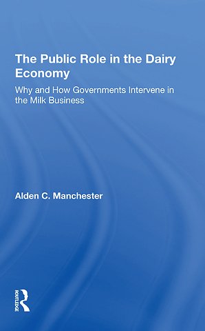 Public Role In The Dairy Economy