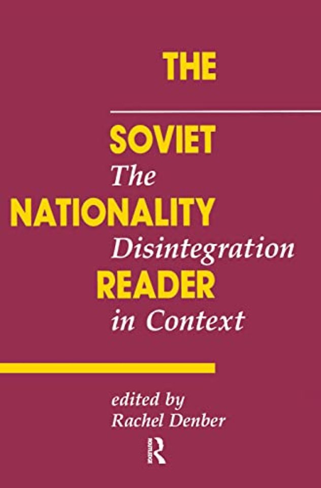 Soviet Nationality Reader