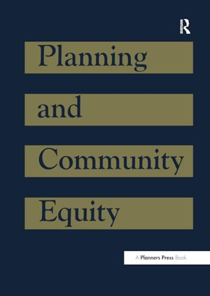 Planning and Community Equity