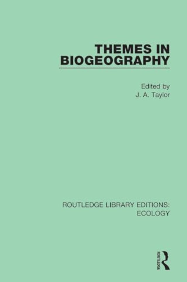Themes in Biogeography