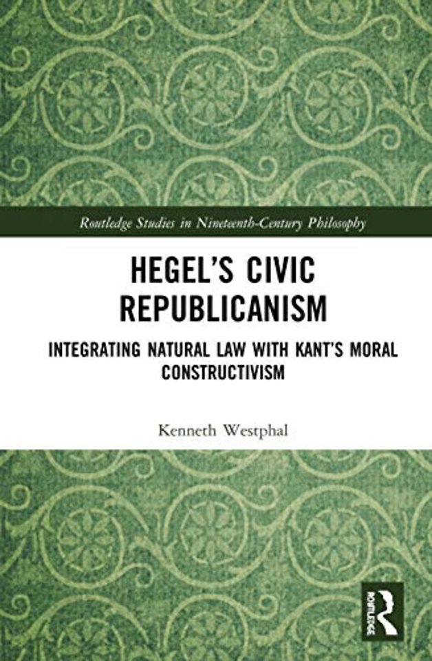 Hegel’s Civic Republicanism